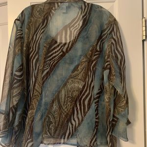 Two piece Nicola blouse and shell